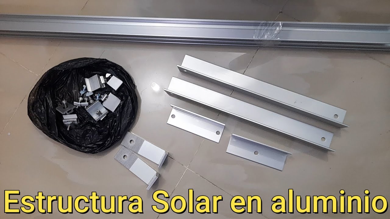 perfiles de aluminio para placas solares