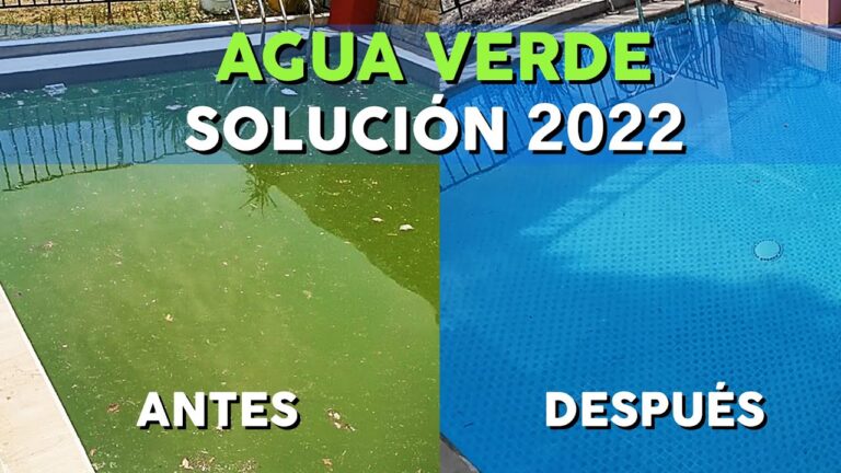 piscina con agua de pozo se pone verde