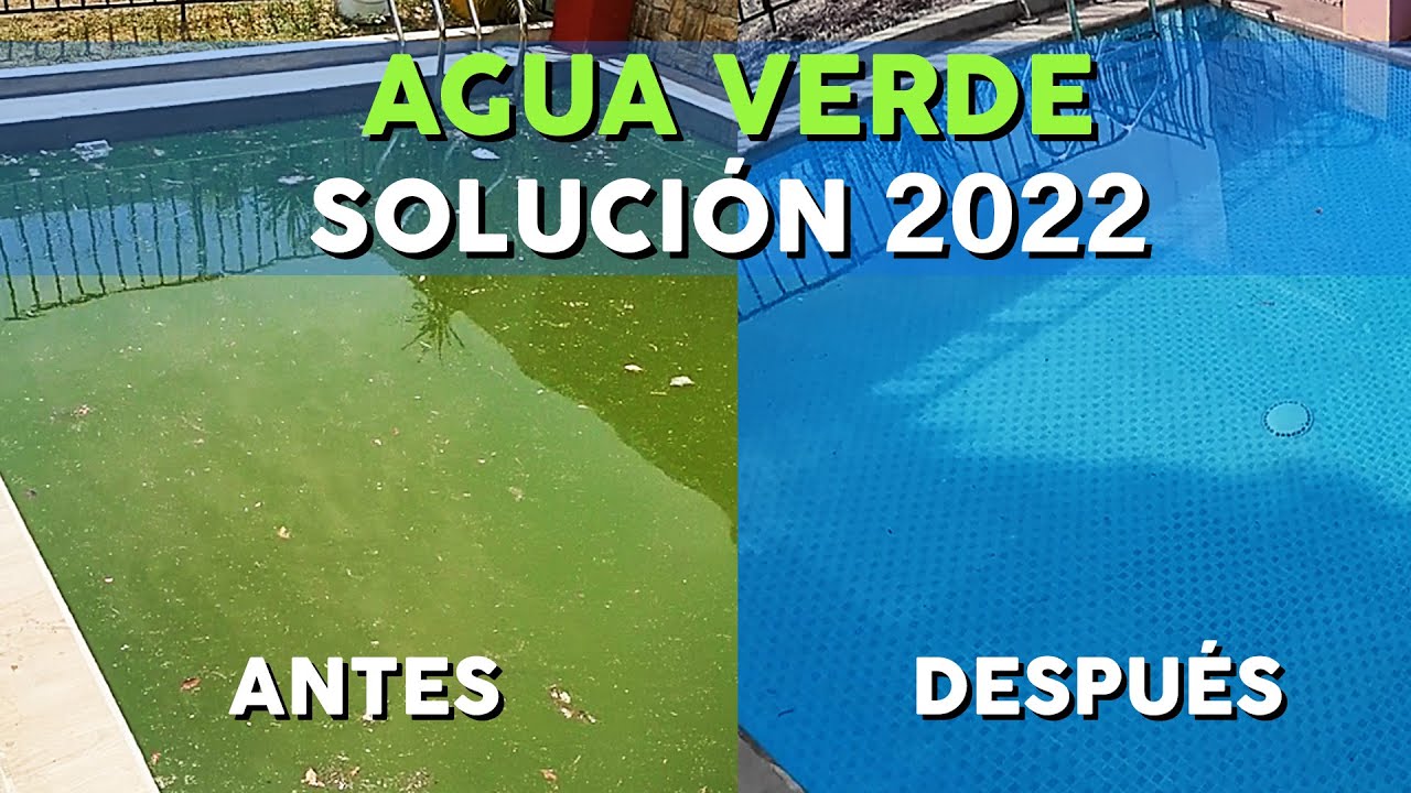 piscina con agua de pozo se pone verde