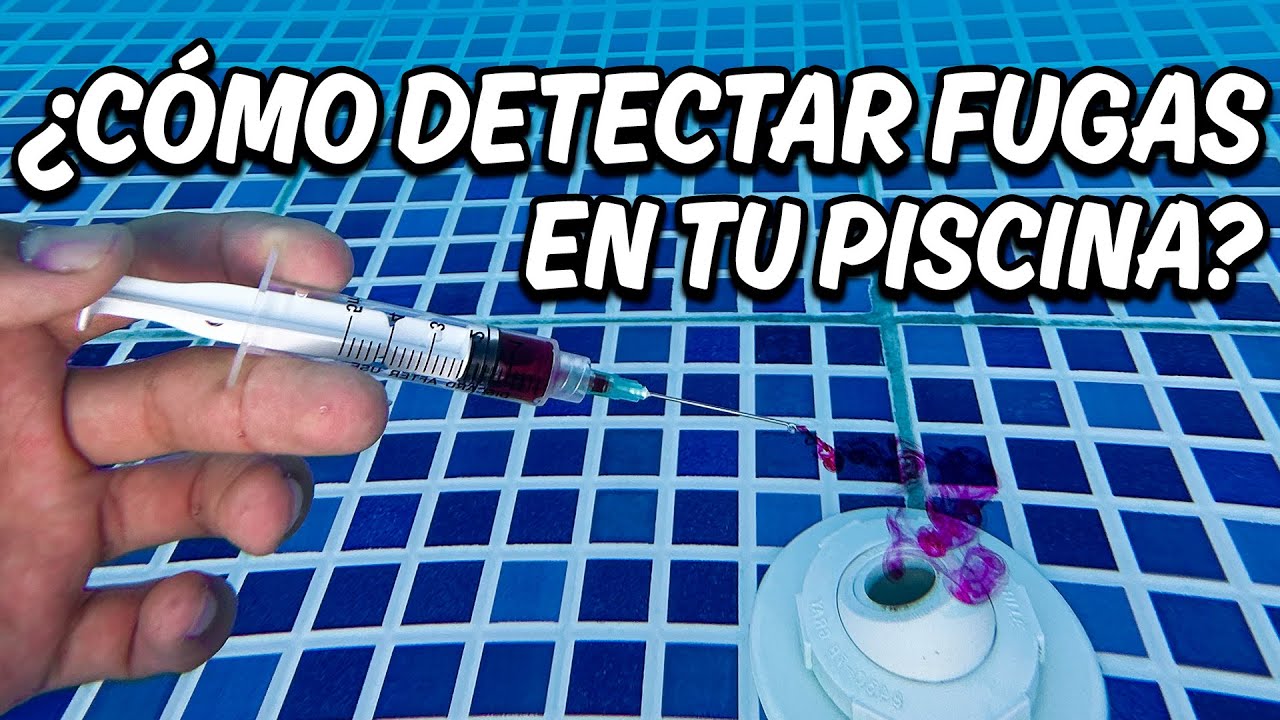 piscina pierde agua con depuradora funcionando