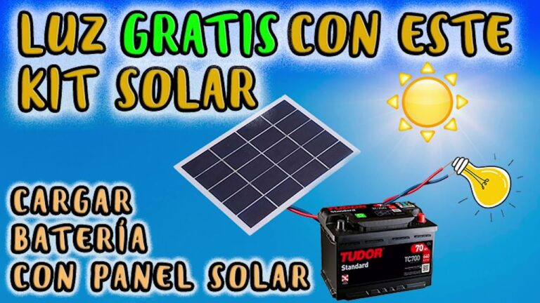 placa solar para cargar bateria coche