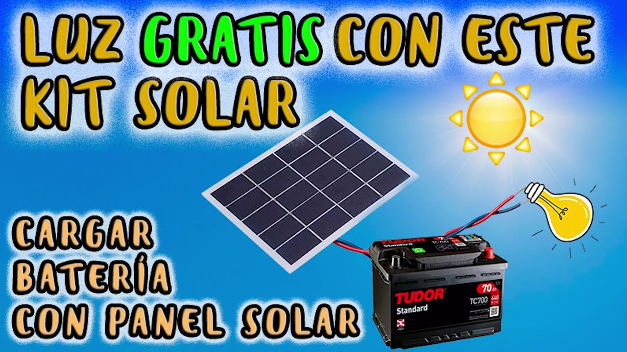 placa solar para cargar bateria coche