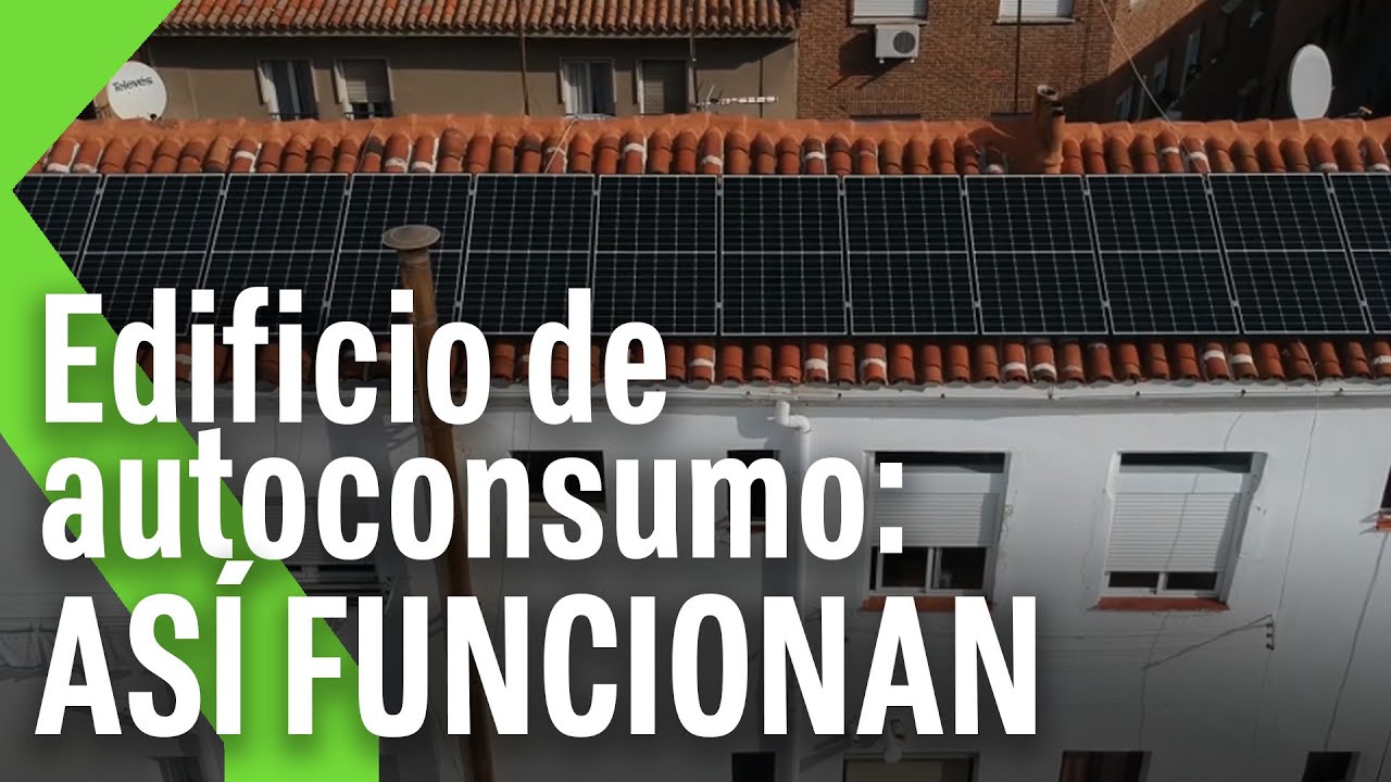 placas solares en bloque de pisos