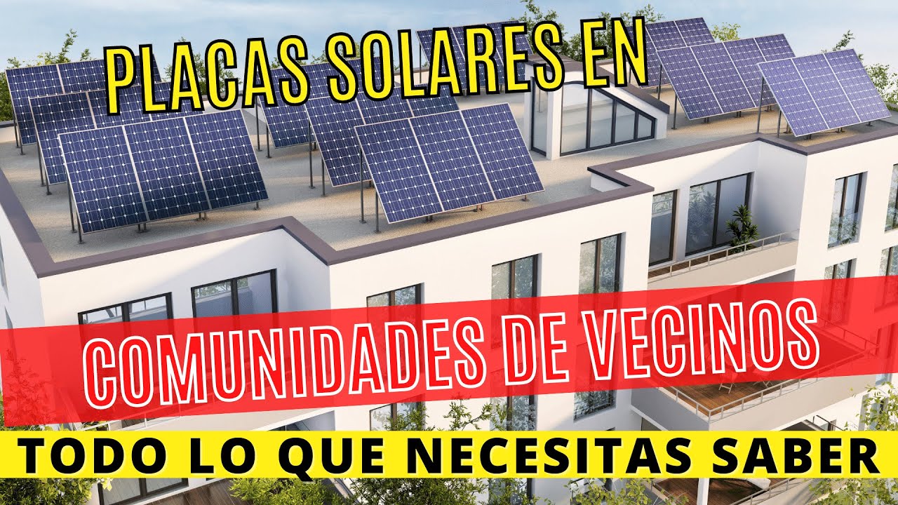 placas solares en comunidades de vecinos