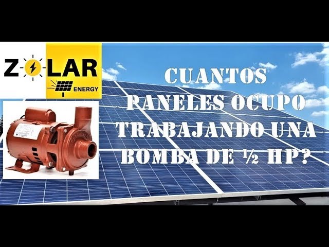 placas solares para bomba de 1 5 hp