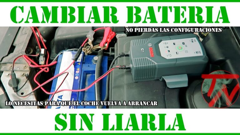 problemas al cambiar la batería del coche