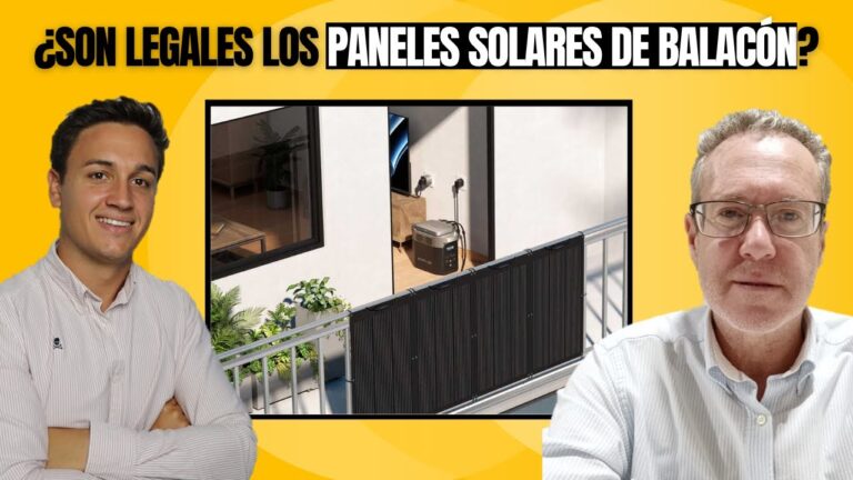 puedo poner una placa solar en mi balcón
