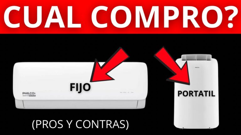 que consume más aire acondicionado fijo o portátil