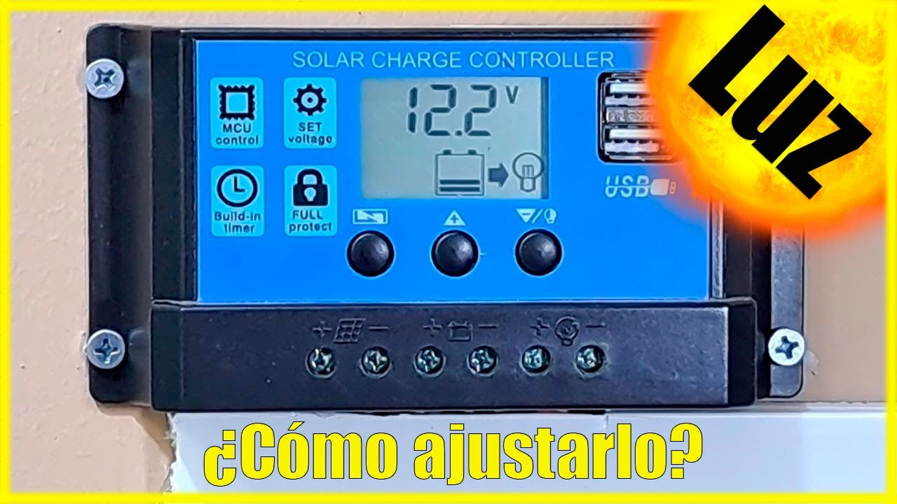 que es un regulador de carga para panel solar
