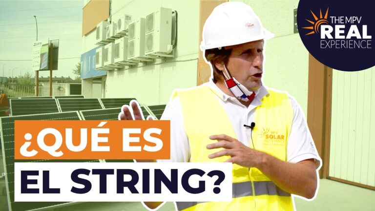 que es un string en fotovoltaica
