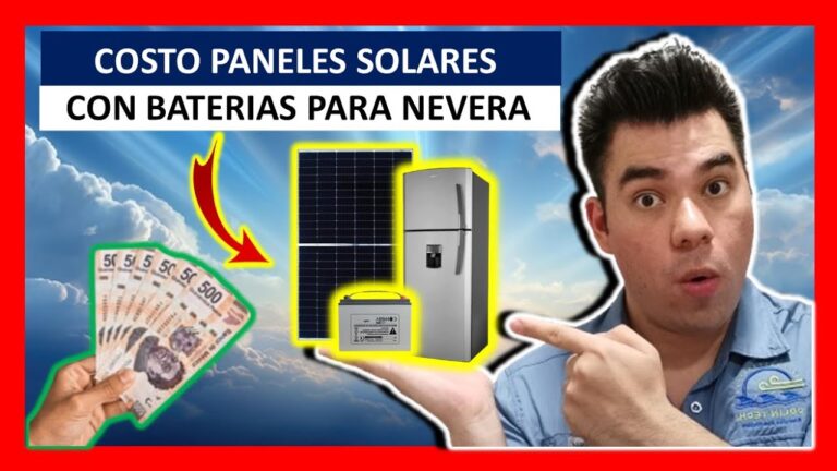 que nevera comprar para casa con placas solares