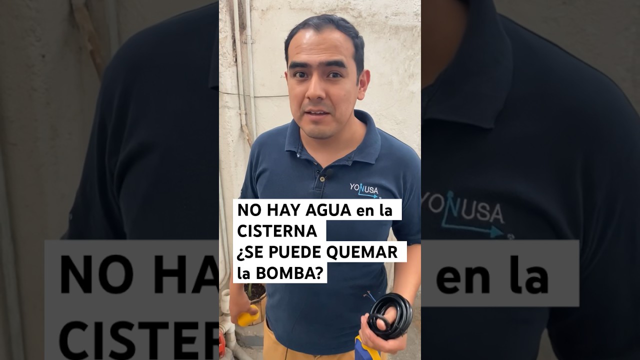 que pasa si una bomba se queda sin agua