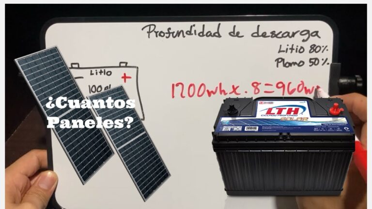 que placa solar necesito para cargar una batería de 100ah