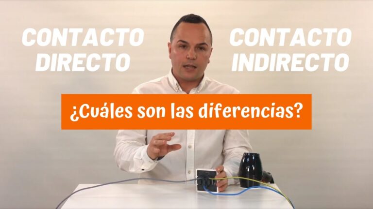 qué se entiende por contacto eléctrico indirecto
