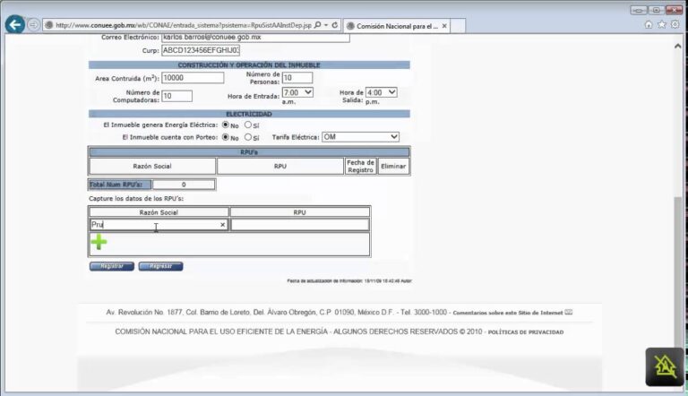 que significa rpu en el recibo de luz