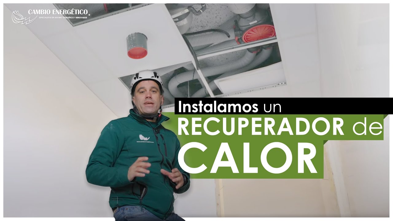 recuperador de calor para vivienda unifamiliar