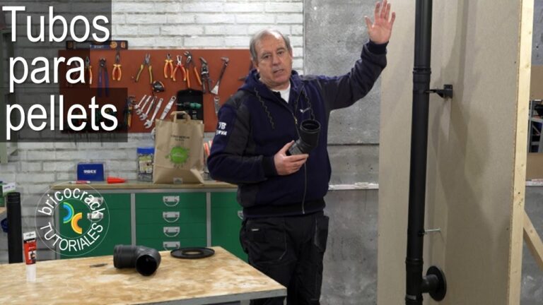 salida humos estufa pellets a fachada