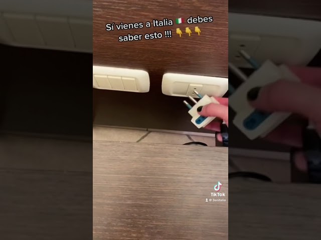 se necesita adaptador de enchufe en italia