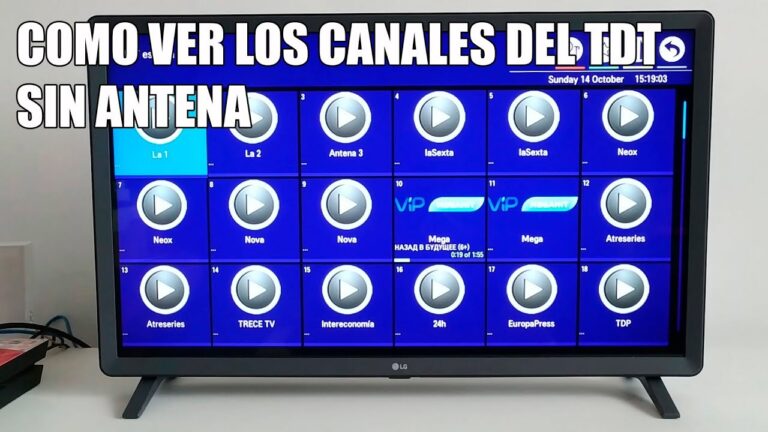 se puede ver la tv sin antena