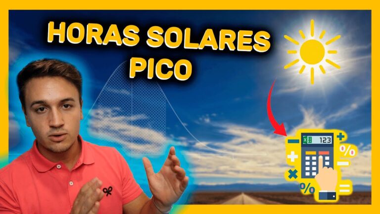 tablas de horas solares pico españa