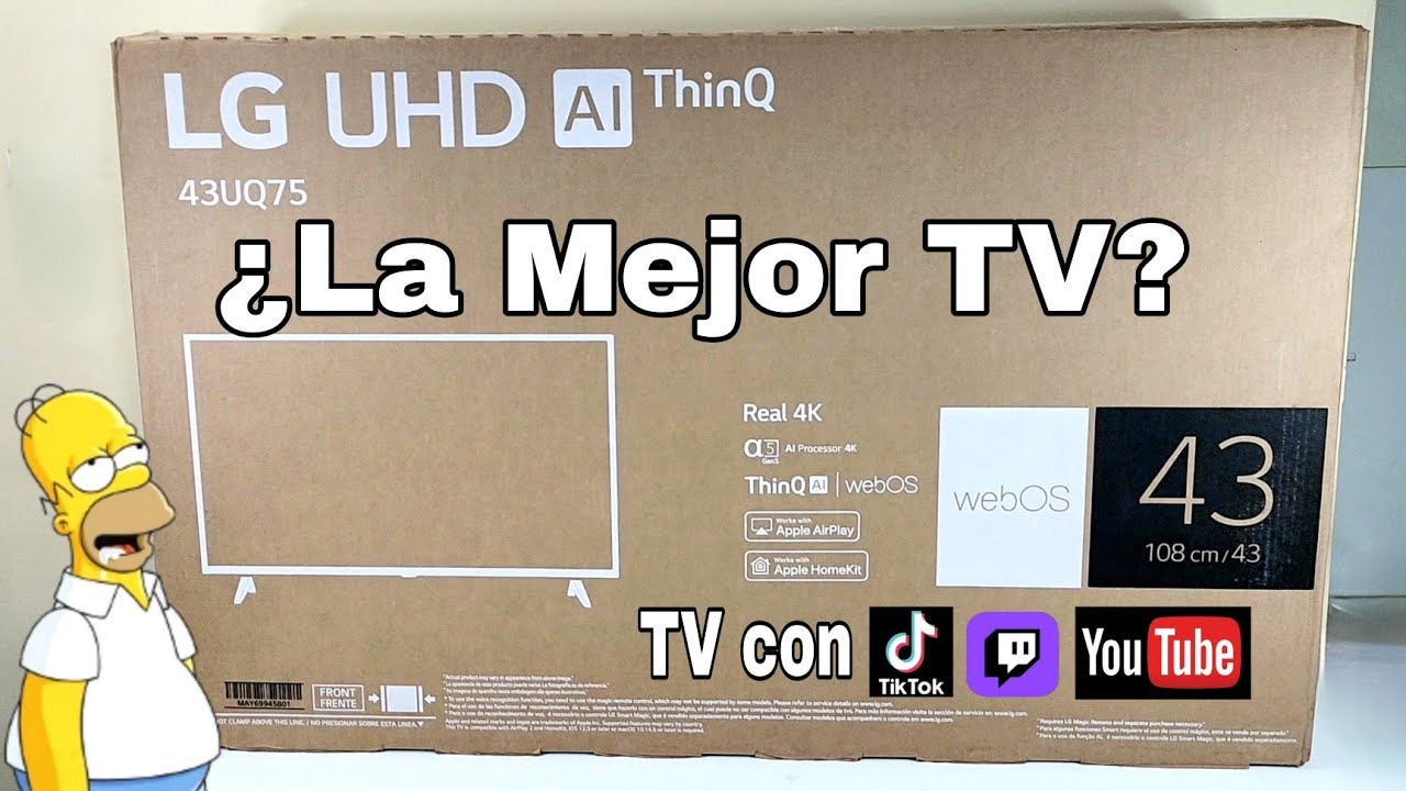televisor lg 43 pulgadas smart tv