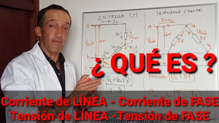 tension de fase y de linea