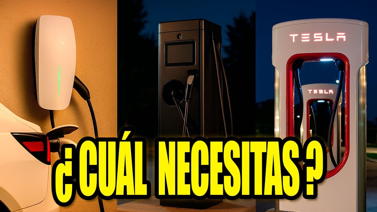 tipos de cargadores de coche electrico