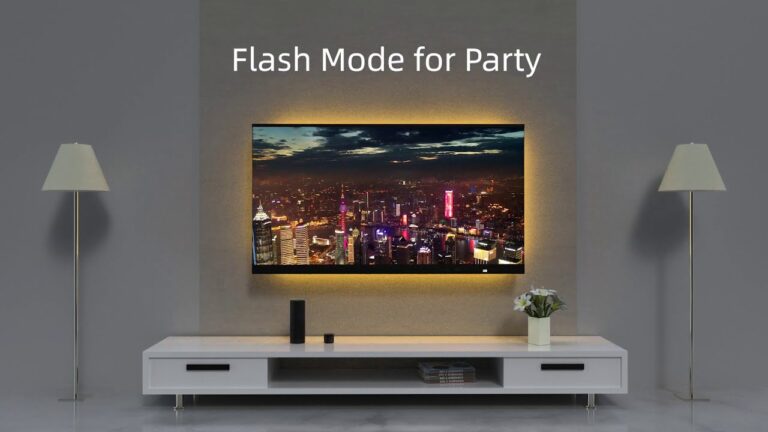 tira led con mando a distancia