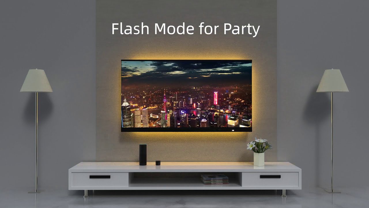 tira led con mando a distancia