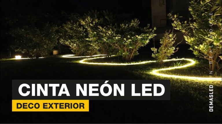 tiras de luces led para exterior