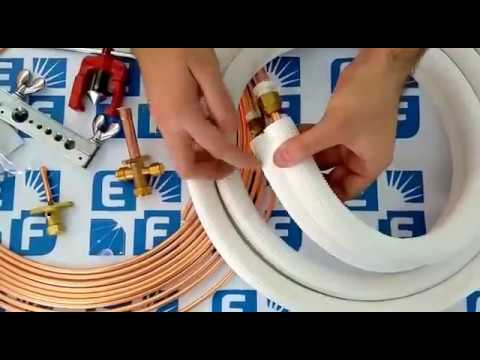 tubo aire acondicionado 1/4 3/8 3 metros