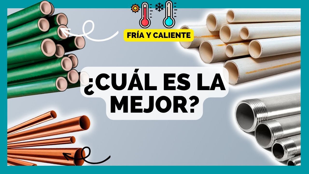 tubos de agua y electricidad juntos