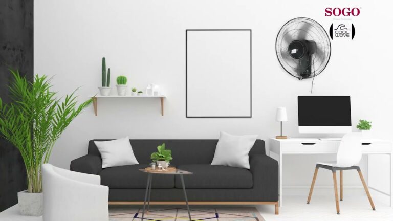 ventilador de pared con mando a distancia