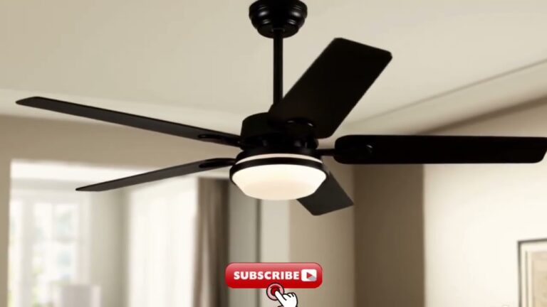 ventilador de techo grande con luz