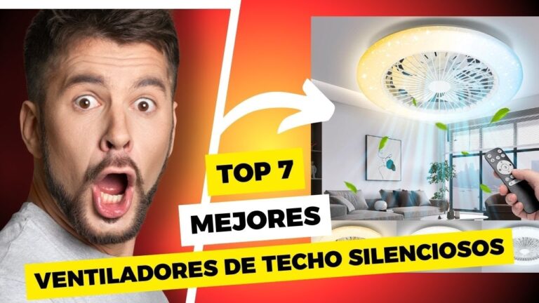 ventilador techo bajo consumo y silencioso