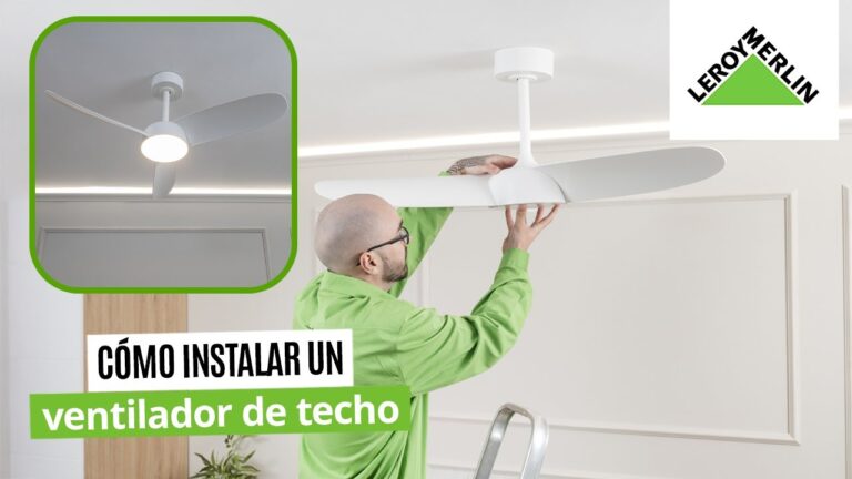 ventiladores de techo con instalación incluida