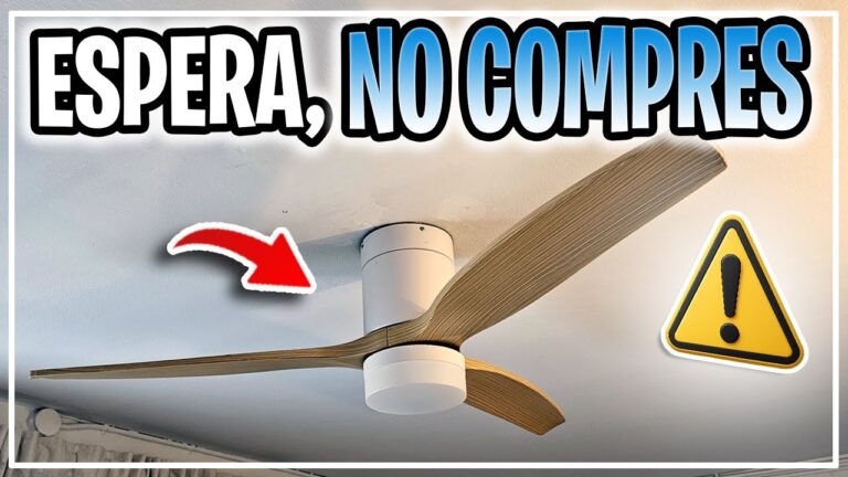 ventiladores de techo de bajo consumo