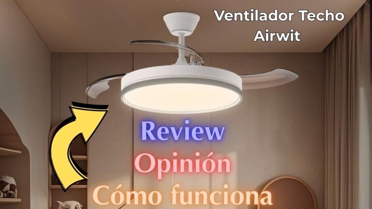 ventiladores de techo silenciosos con luz